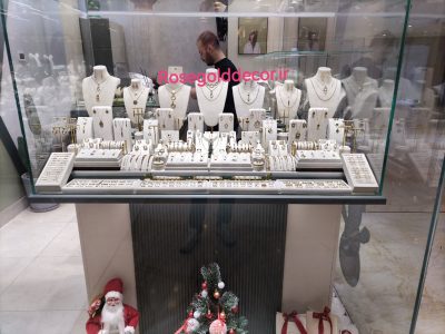 طراحی سه بعدی ویترین طلافروشی 